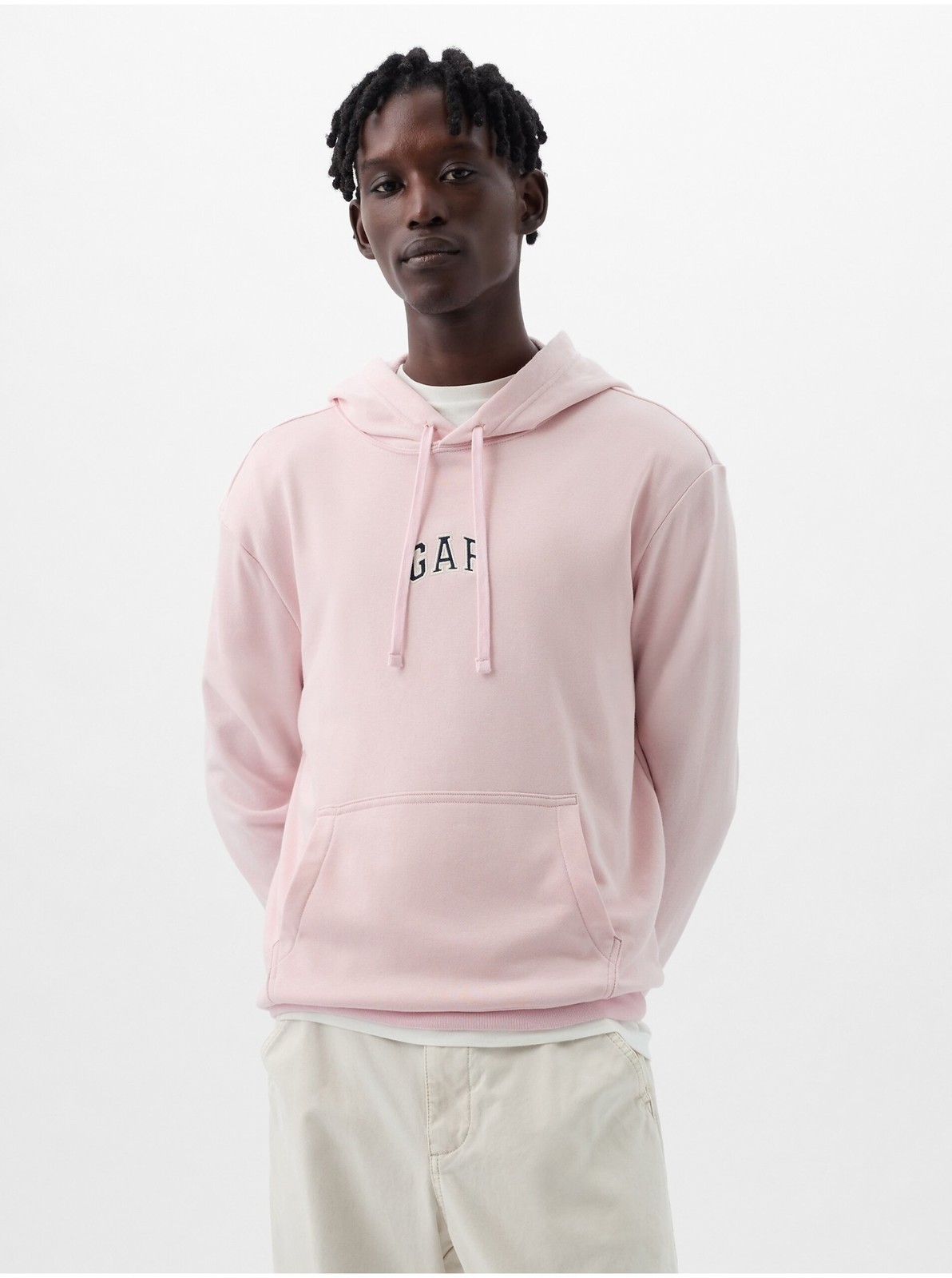 Ružová pánska mikina GAP