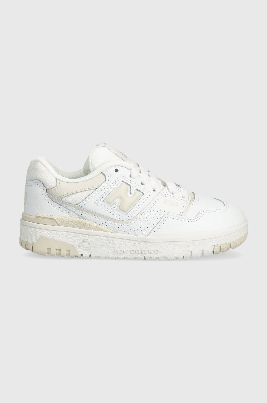 Detské tenisky New Balance PSB550BK béžová farba