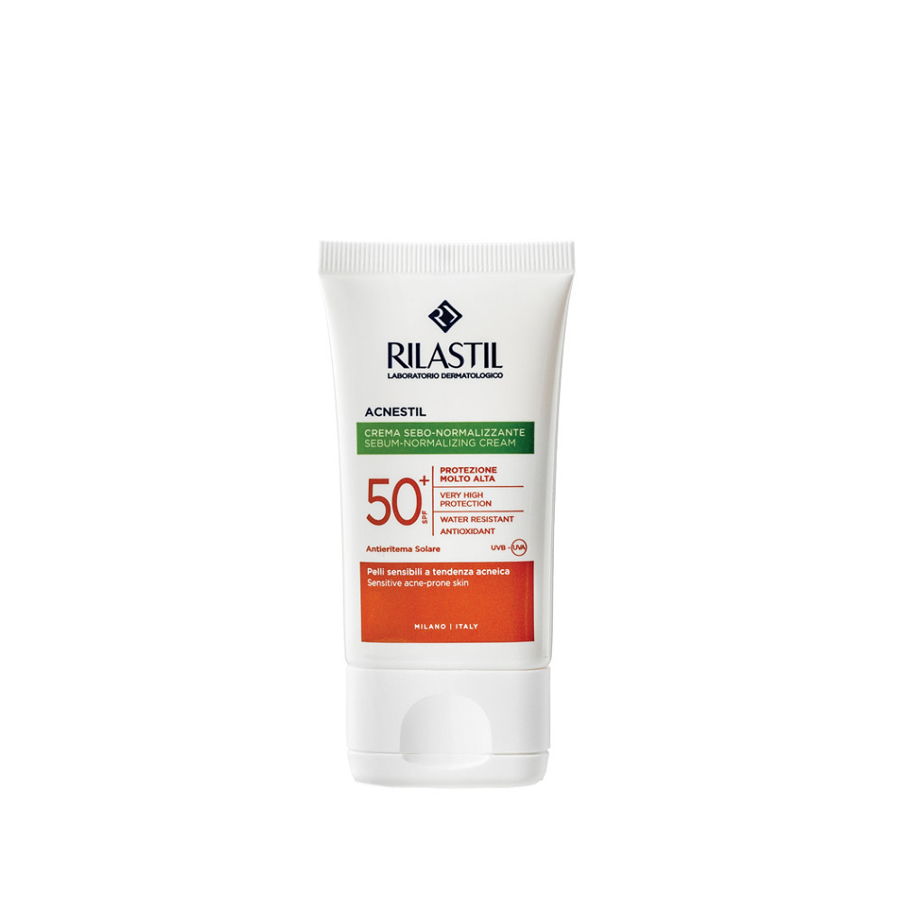 RILASTIL Acnestil Ochranný krém pre problematickú pleť SPF 50+ 40 ml ​
