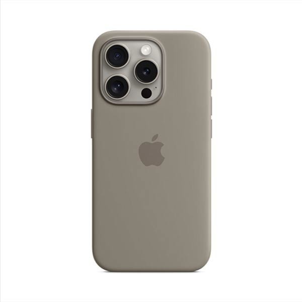 Apple iPhone 15 Pro Max Silicone Case with MagSafe - Clay MT1Q3ZM/A