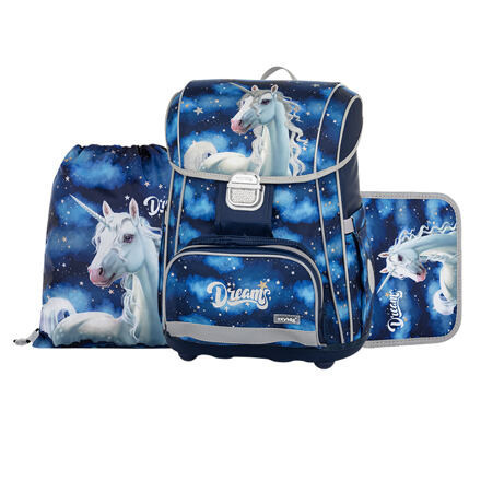 Školská súprava 3ks PREMIUM - Unicorn 1 ( batoh, peračník, sáčok)