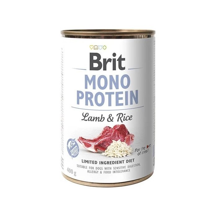 BRIT MONO PROTEIN LAMB, BROWN RICE 400G