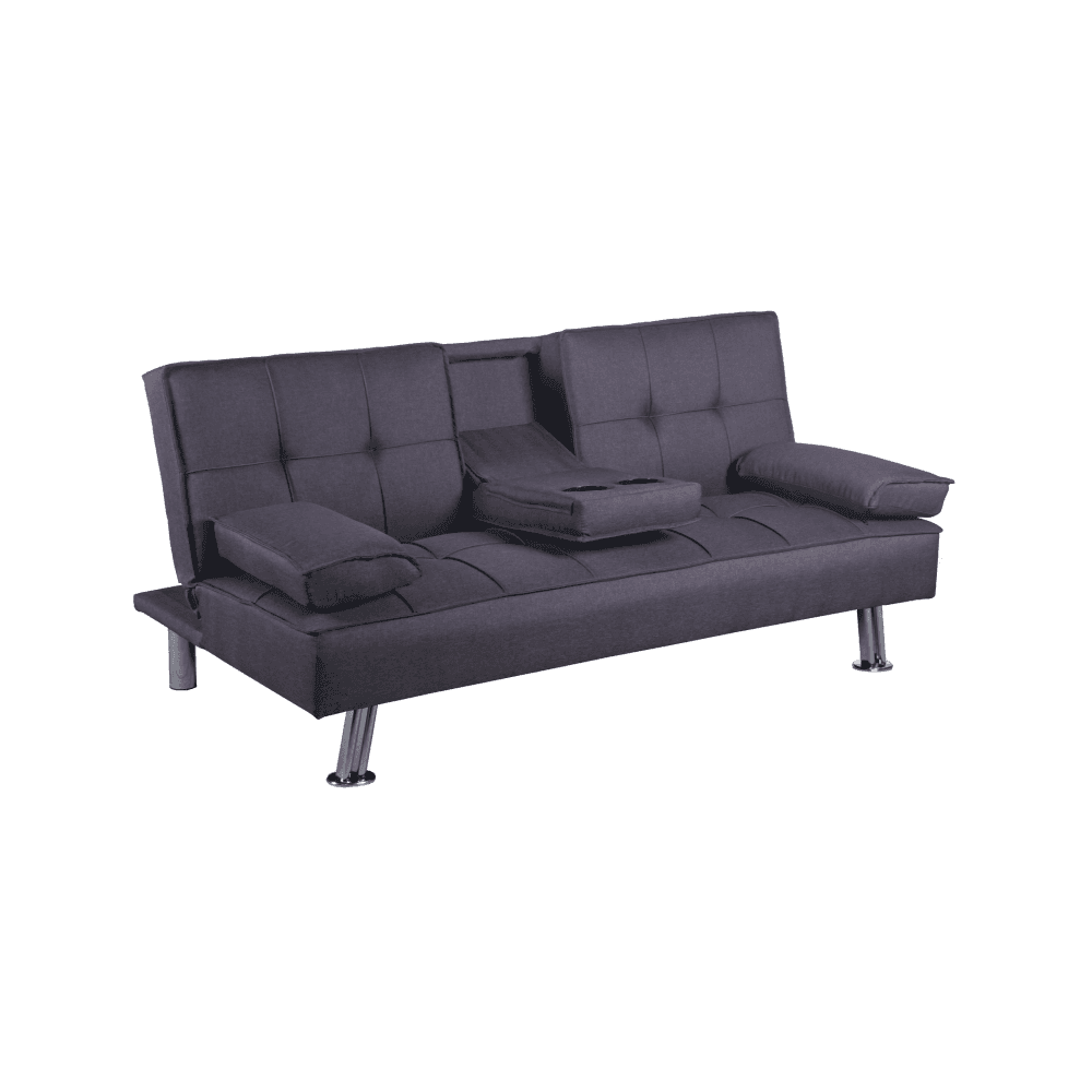 KONDELA Rozkladacia pohovka, hnedá, GOLDIA NEW