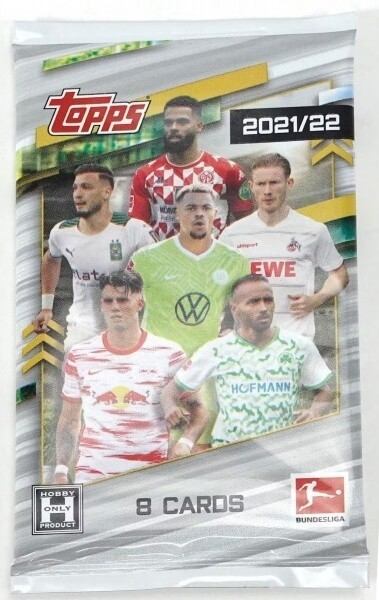 Topps 2021-2022 Topps Bundesliga Hobby balíček