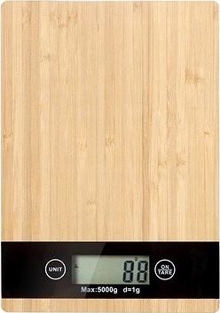 Verk 17099 Bambusová kuchynská váha 5 kg LCD 23 × 16 cm