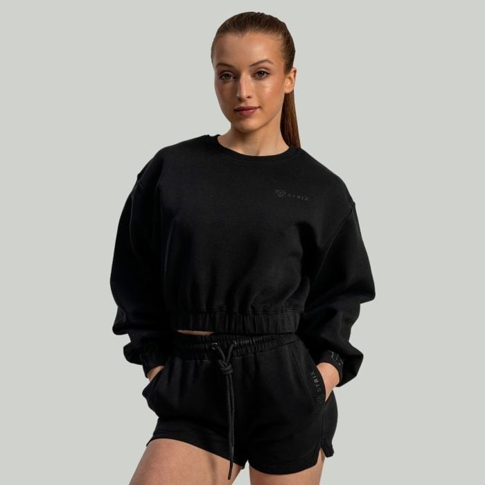 STRIX Dámska mikina Lunar Cropped Black  XLXL