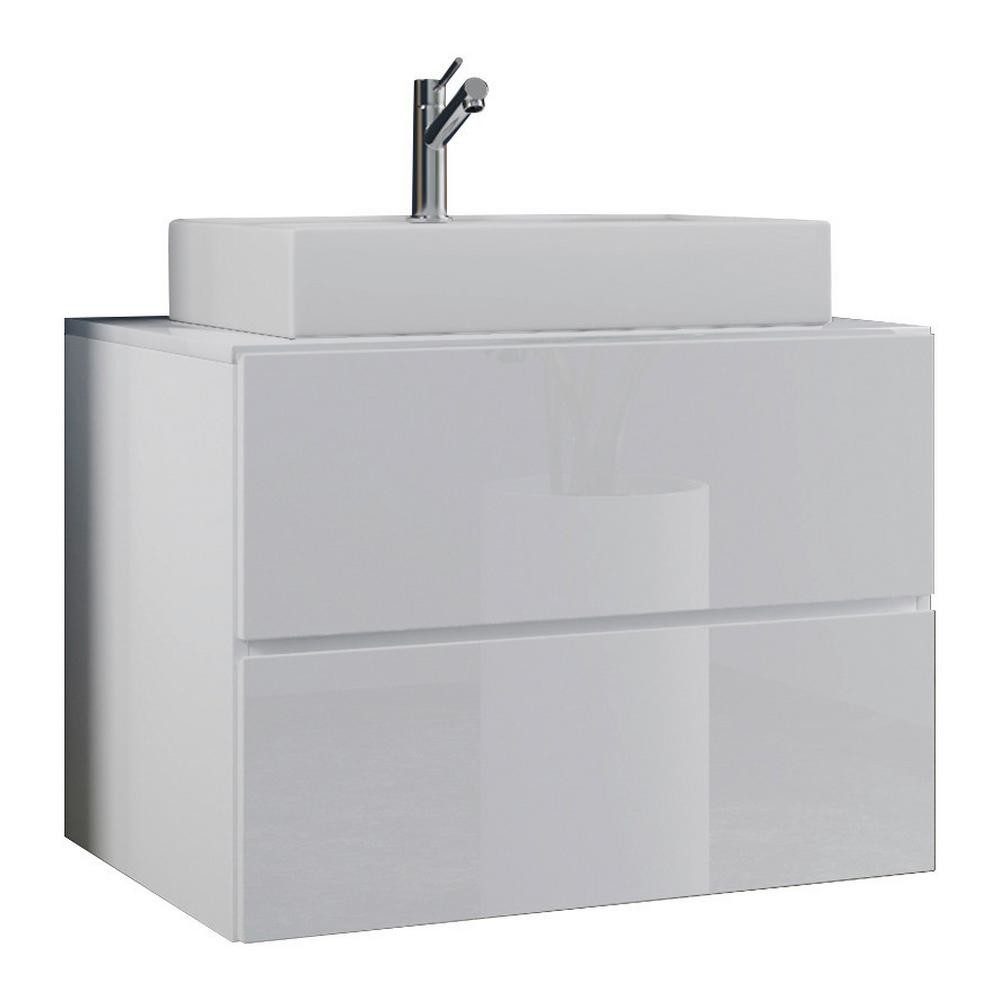 Skrinka S Umývadlom Lendas Š: 80cm Biela