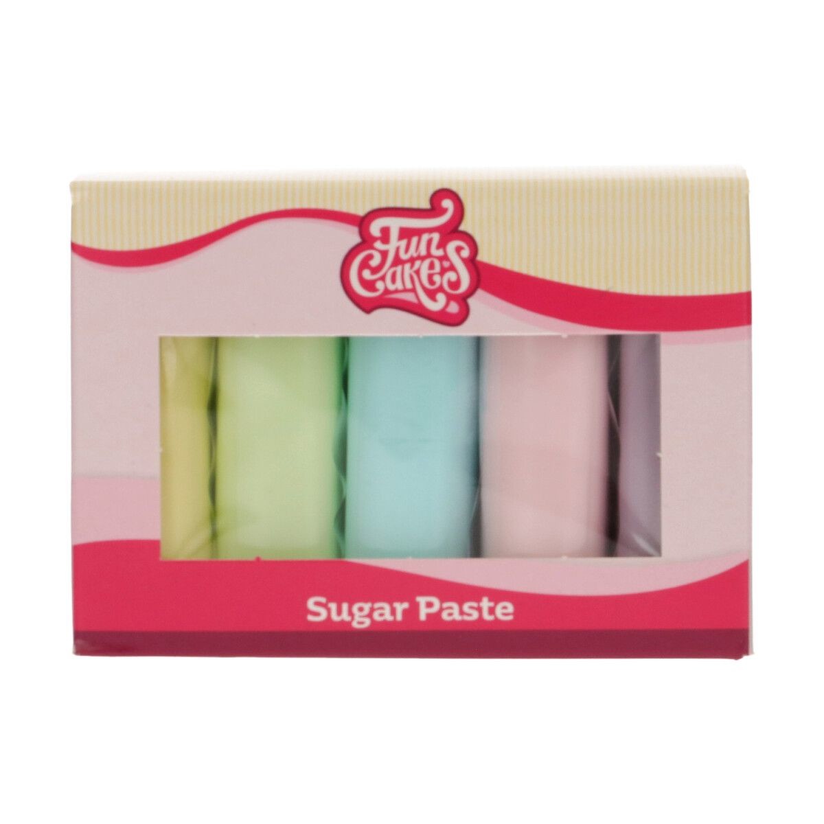 Funcakes Sada pastelových farebných hmôt na poťahovanie a modelovanie 500 g
