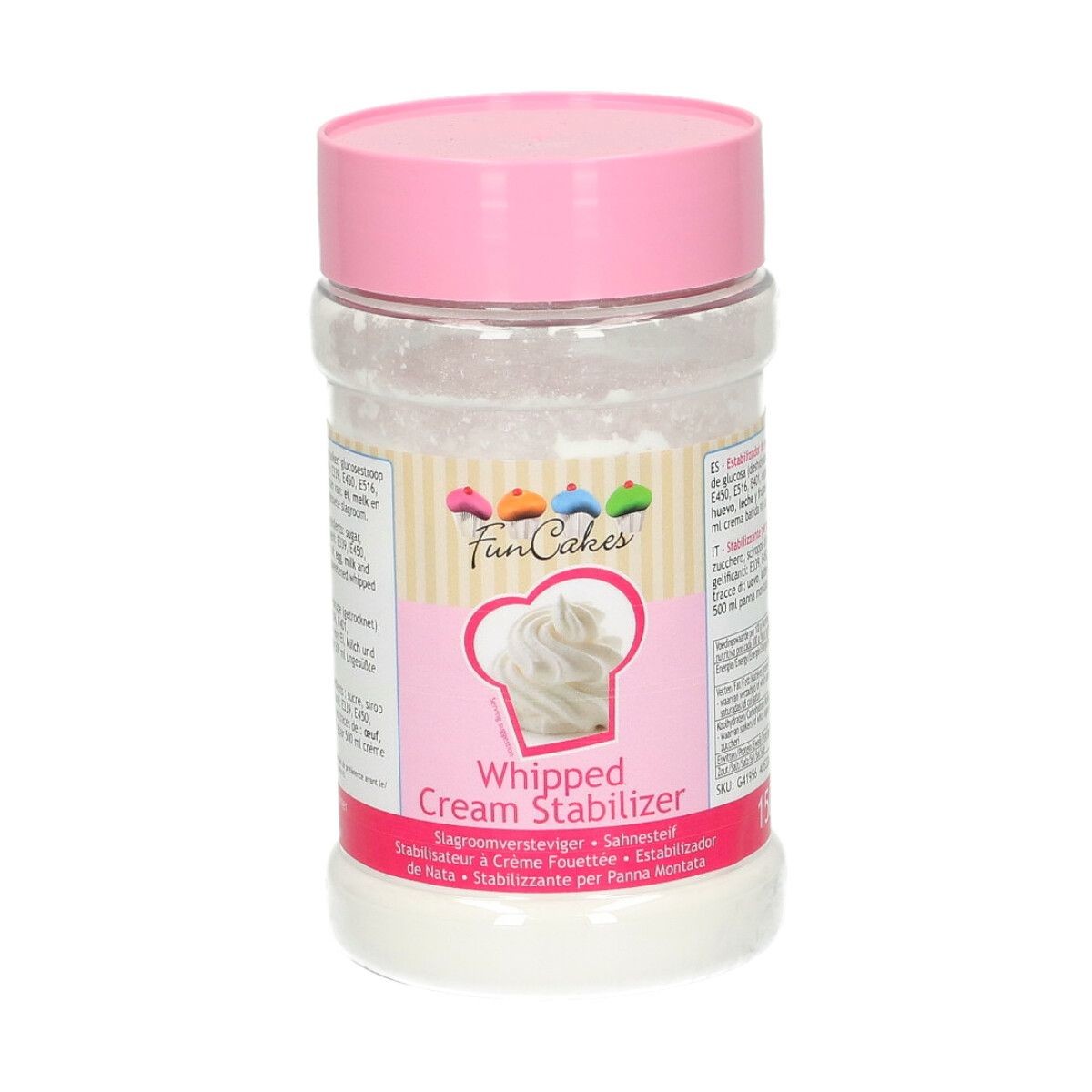 Funcakes Stabilizátor šľahačky - sladený 150 g