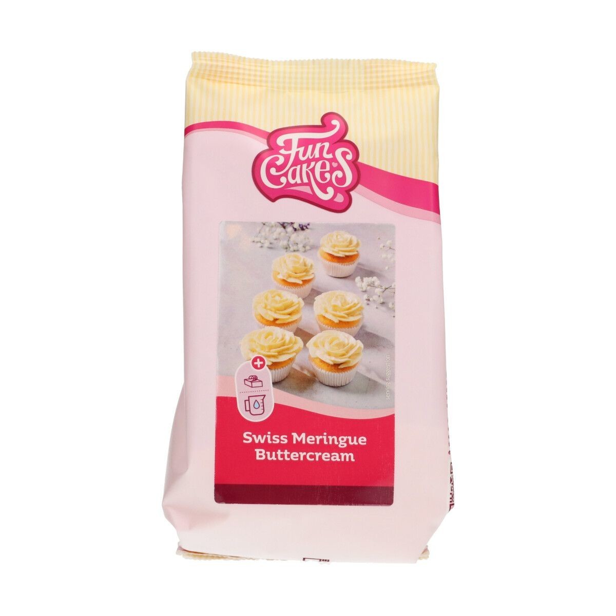 Funcakes Zmes švajčiarsky bielkovo maslový krém 400 g