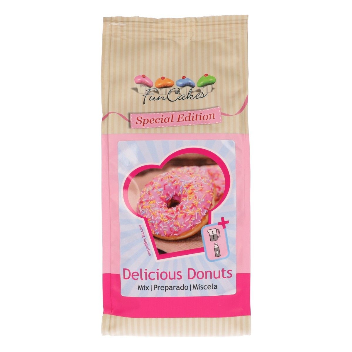 Funcakes Zmes na výrobu Donuts 500 g