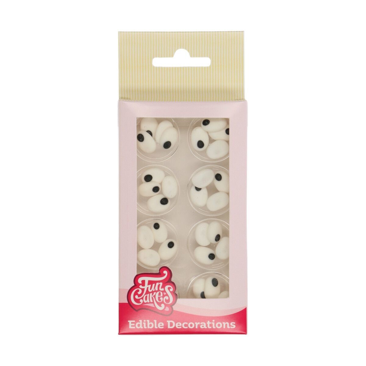 Funcakes Cukrové zdobenie - Oči oválne 32 ks