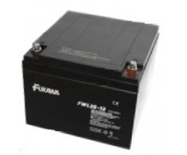 FUKAWA akumulátor FWL 28-12 (12V; 28Ah; závit M5; životnosť 10 rokov)