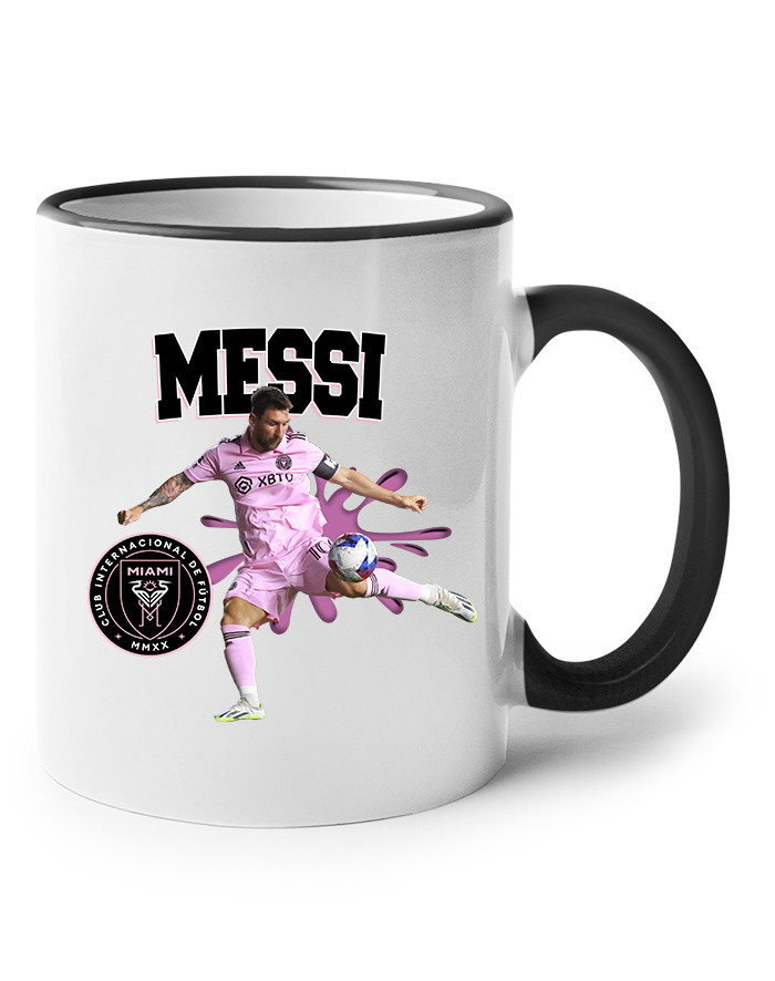 Keramický hrnek s potiskem Lionel Messi - hrnek pro milovníky fotbalu