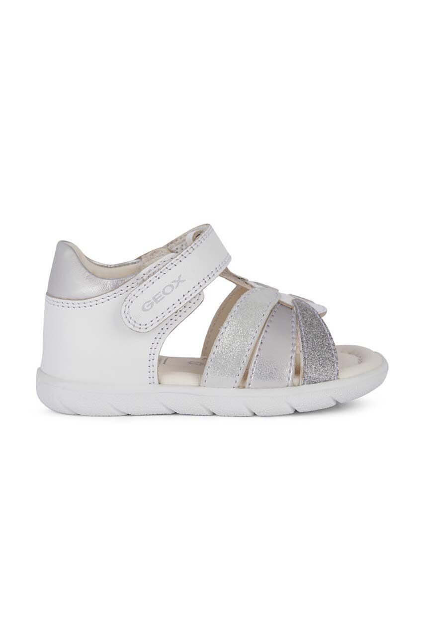 Detské sandále Geox SANDAL ALUL biela farba