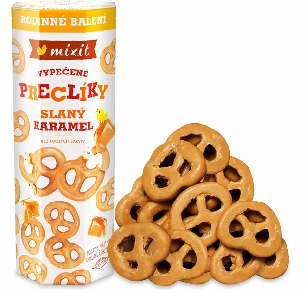 Mixit Veľké Mixit praclíky - Slaný karamel 500g