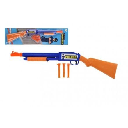 Teddies Pištoľ/Brokovnica na prísavky plast 48cm + 3 náboje