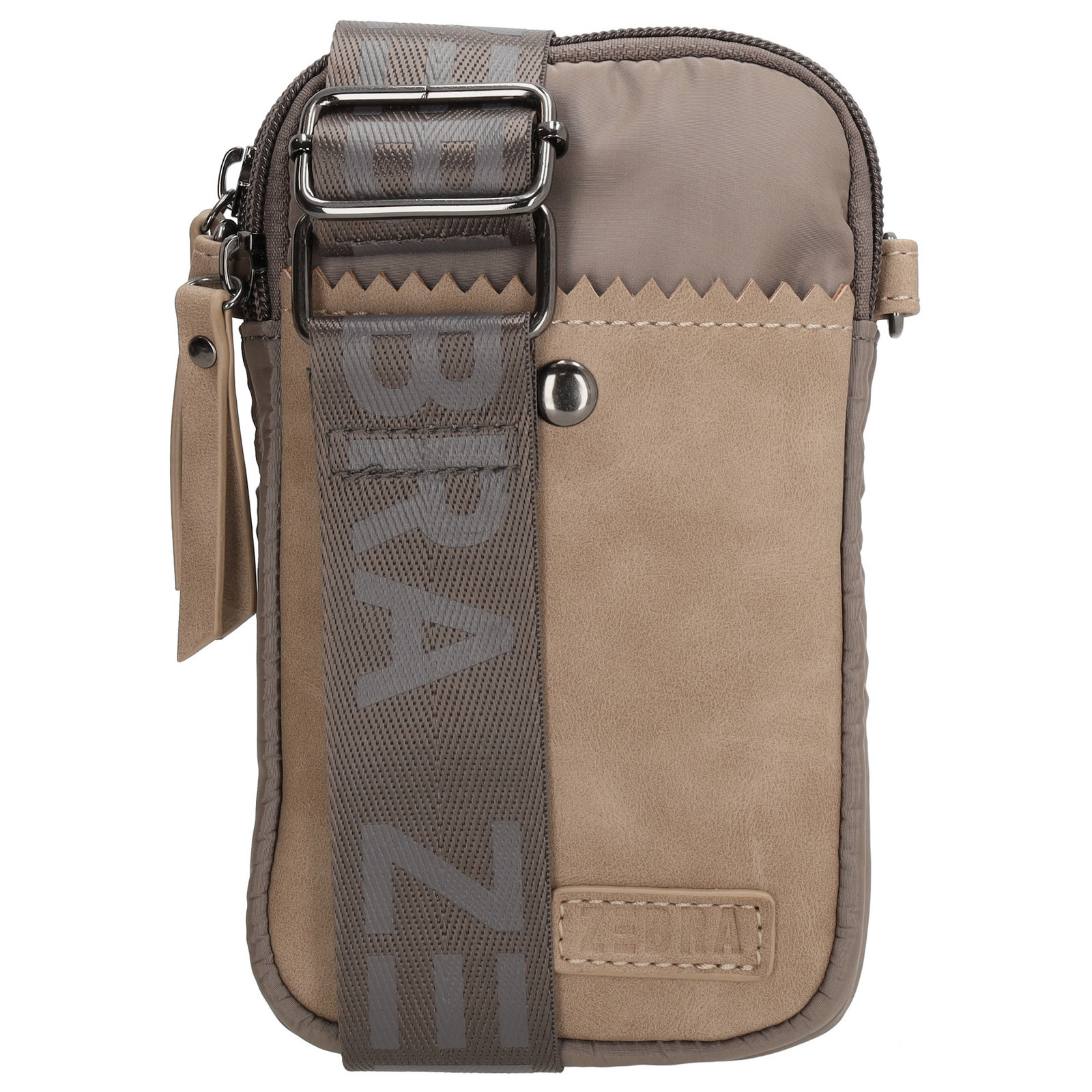 ZEBRA ELSKE dámska taška na mobil - tmavá taupe