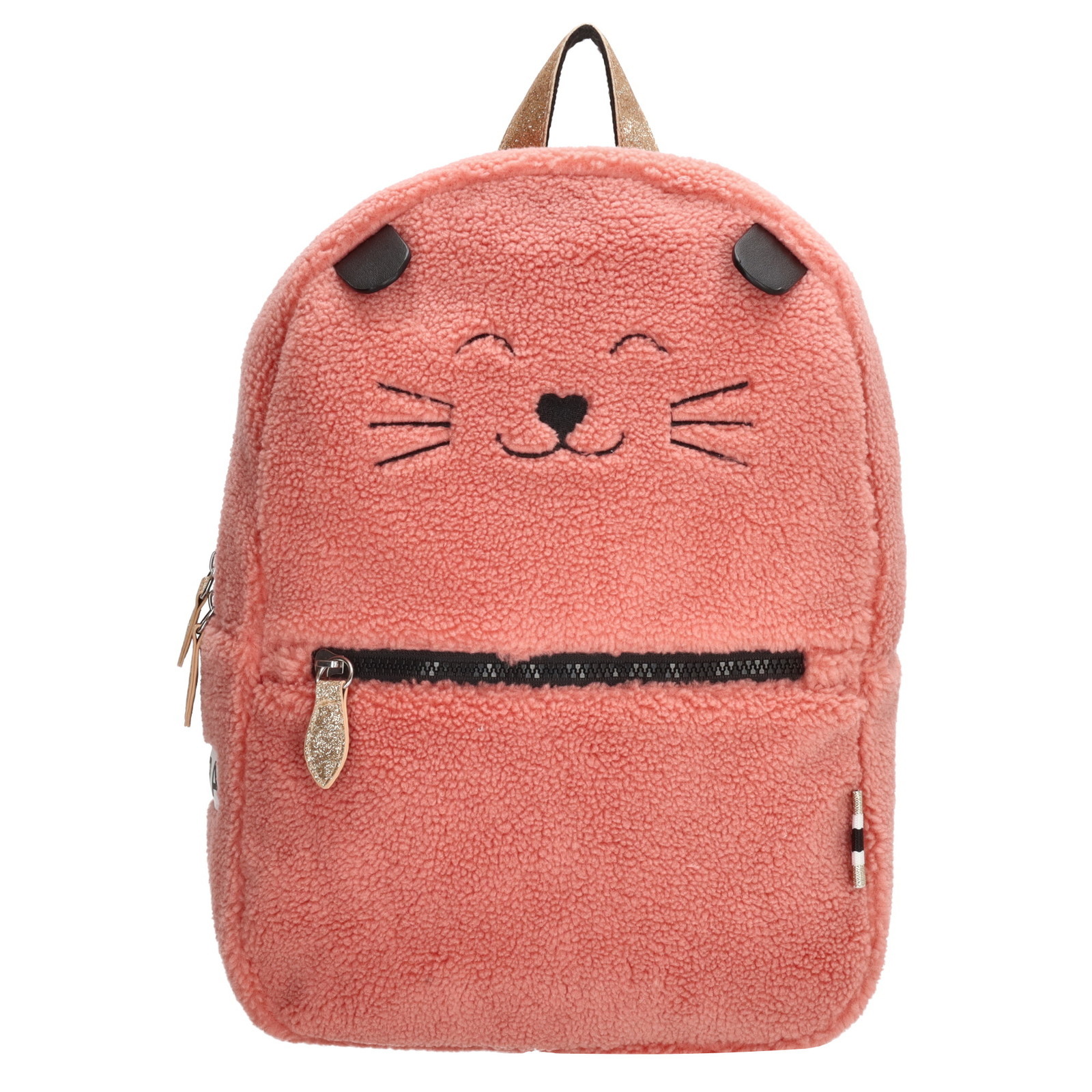 ZEBRA dievčenský plyšový batoh - ružová - 9,20L