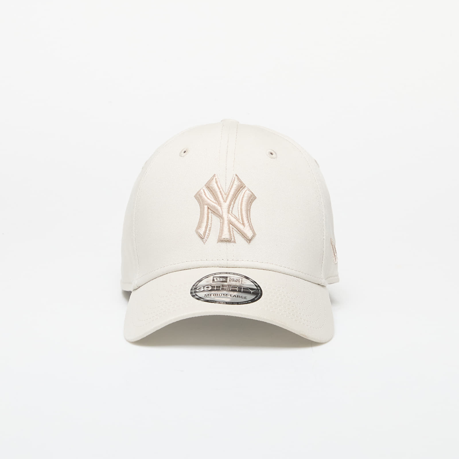New Era New York Yankees MLB Outline 39THIRTY Stretch Fit Cap Stone/ Stone