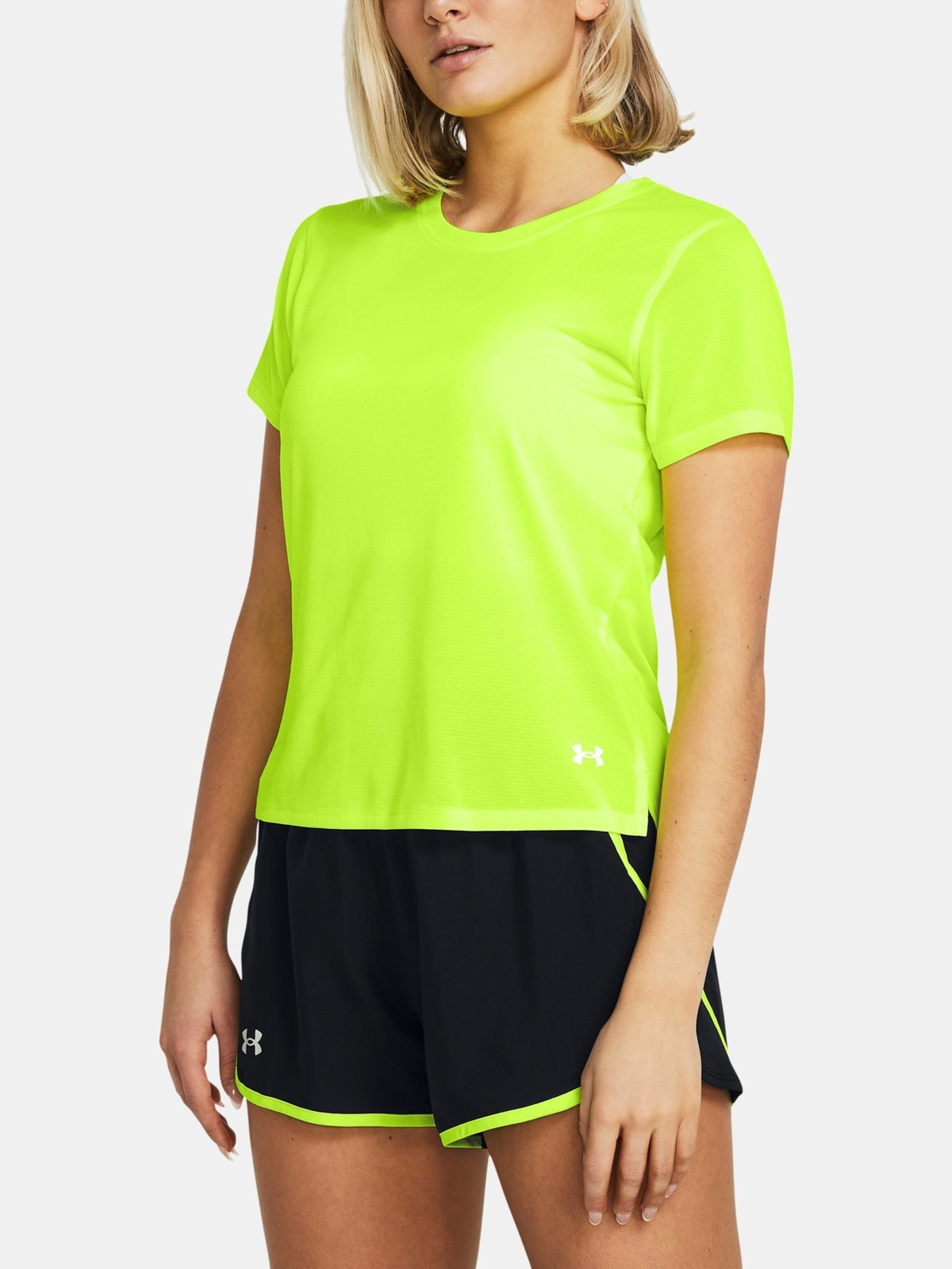 Under Armour T-Shirt UA Launch Shortsleeve-GRN - Women