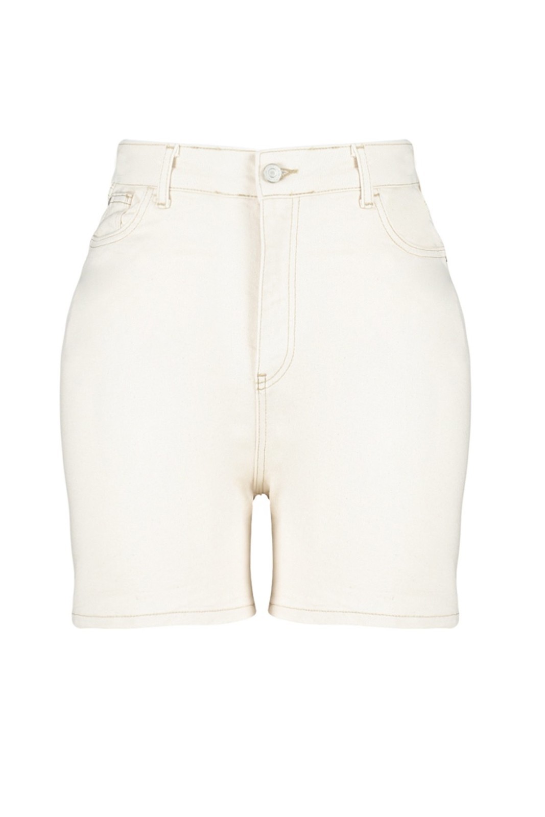 Trendyol Curve Ecru Mom Shorts & Bermuda