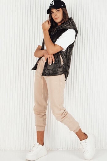 NICOLAS Women's Quilted Vest Black Dstreet
