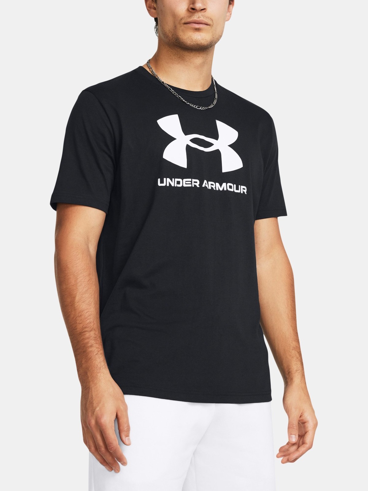 Under Armour T-Shirt UA SPORTSTYLE LOGO UPDATE SS-BLK - Men's