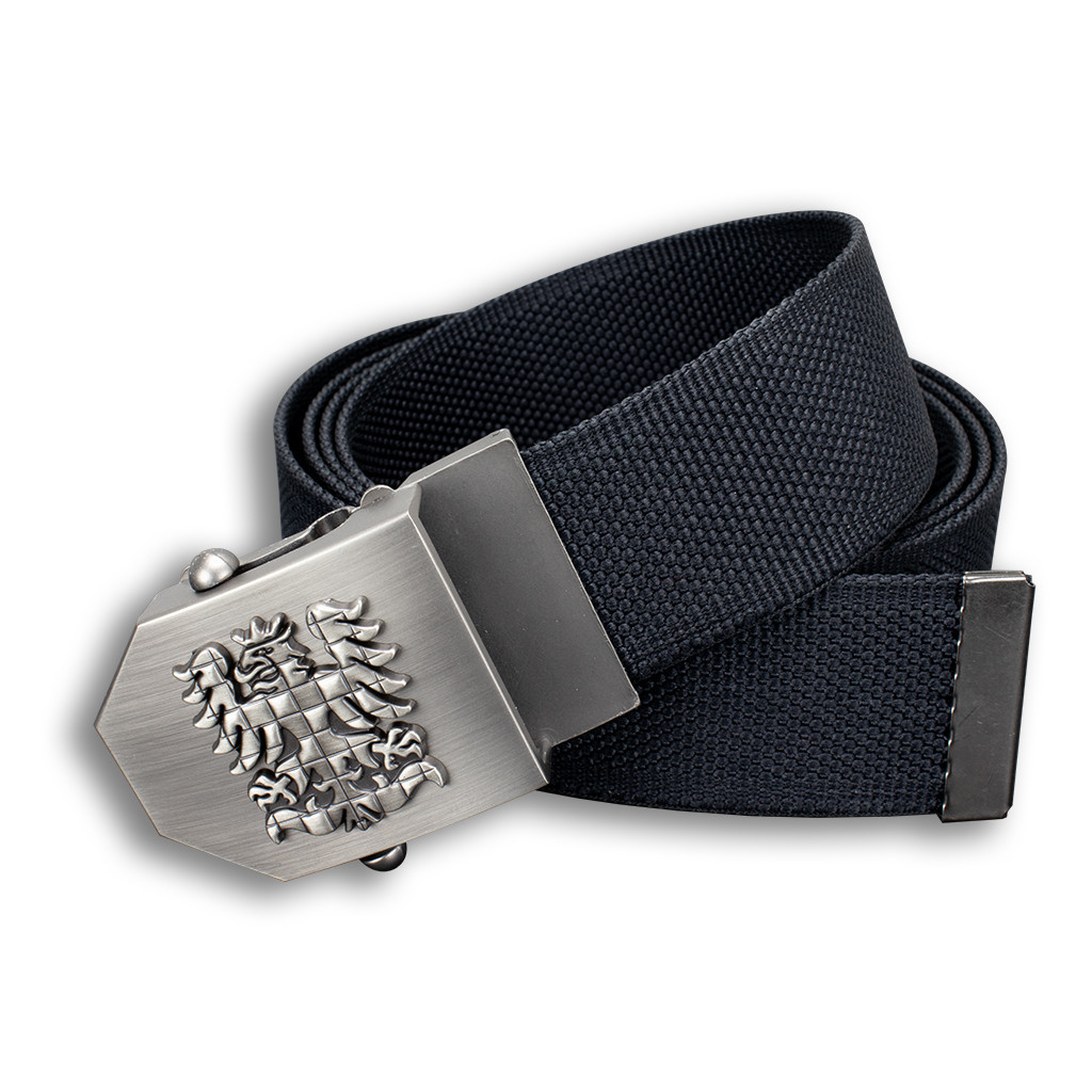 Opasok Moravská orlica 4 cm nastaviteľný - čierny, 150