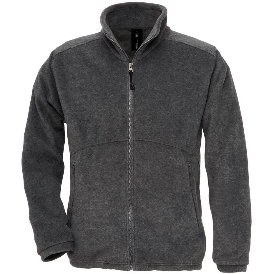 Pánska mikina B&C Icewalker +  - sivá, S