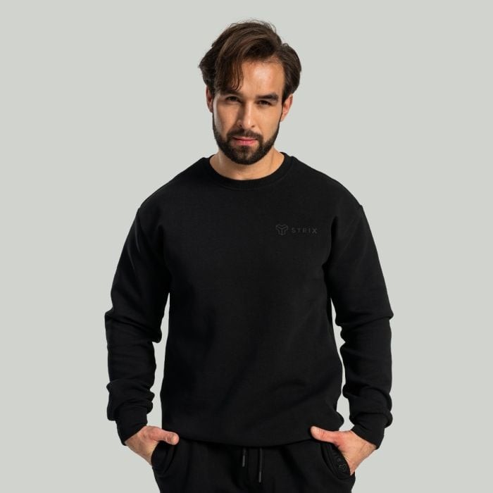 STRIX Mikina Relaxed Black  XXXLXXXL