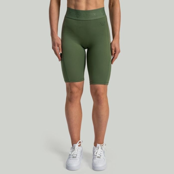 STRIX Dámske šortky Biker Lunar Cedar Green  SS