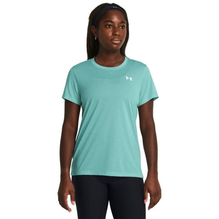 Under Armour Dámske Tričko Tech Bubble SSC Green  XS