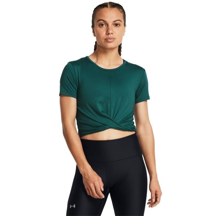 Under Armour Dámske Tričko Motion Crossover Crop SS Blue  XS