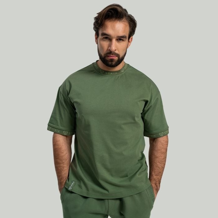 STRIX Tričko Oversized Heavy Cedar Green  XXXLXXXL