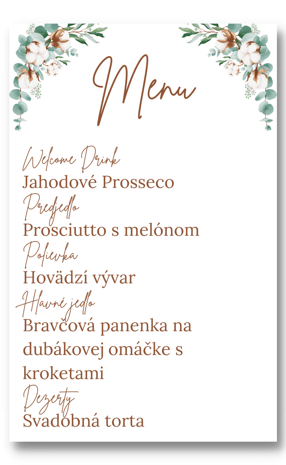 Personal Menu - Mint Folk Počet kusov: od 1 ks do 10 ks