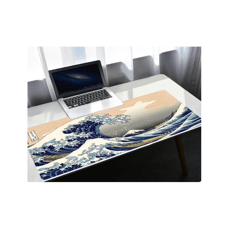 06319 DR Podložka pod myš - 90x40cm - Kanagawa waves