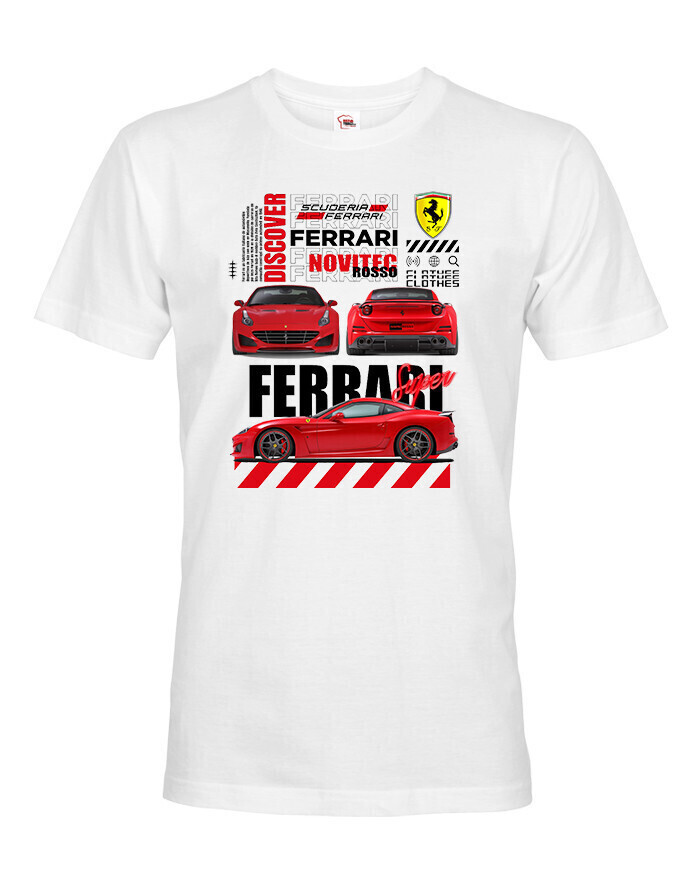 Pánské triko Ferrari Novitec Rosso - tričko pre milovníkov áut