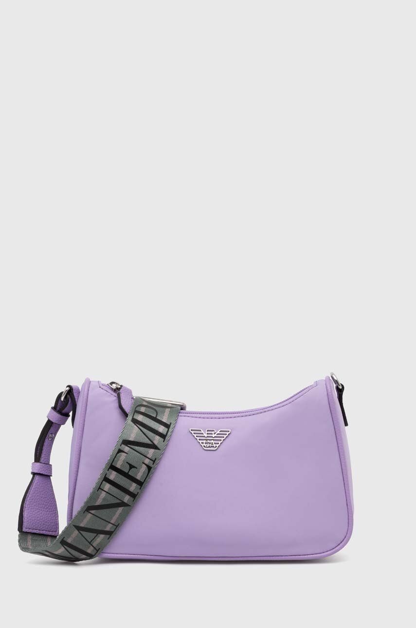 Kabelka Emporio Armani fialová farba