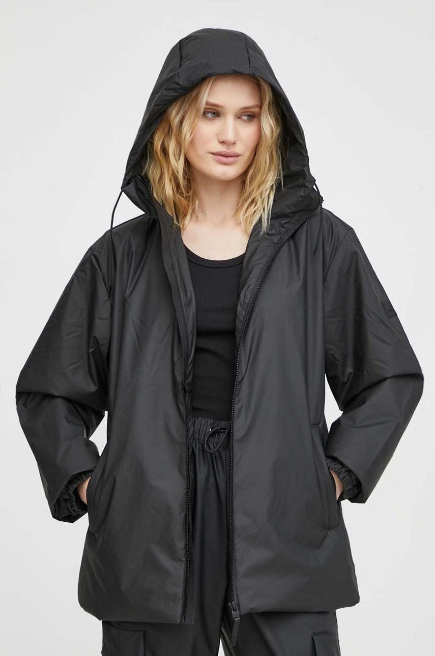 Bunda Rains 15770 Jackets čierna farba, prechodná