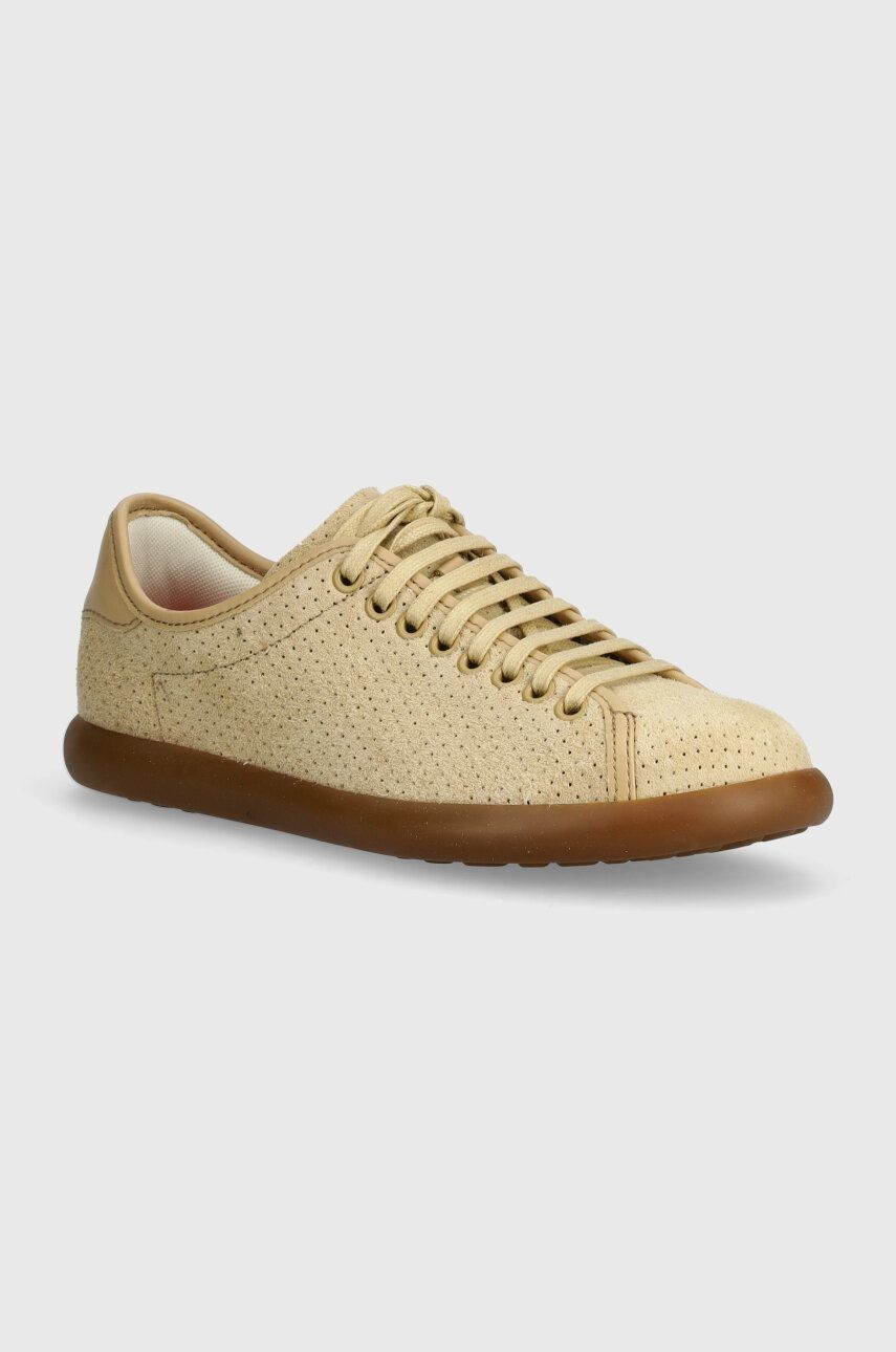 Semišové tenisky Camper Pelotas Soller béžová farba, K201668.006