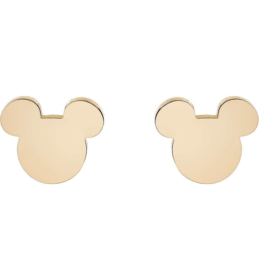 Disney Minimalistické pozlátené náušnice Mickey Mouse E600179YL-B.CS