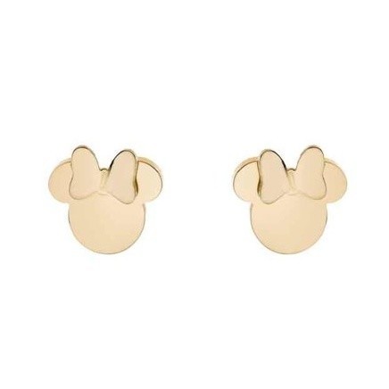 Disney Slušivé pozlátené náušnice kôstky Minnie Mouse E600180YL-B.CS
