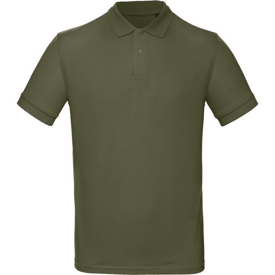 Pánska polokošeľa B&C Inspire Polo - khaki, S