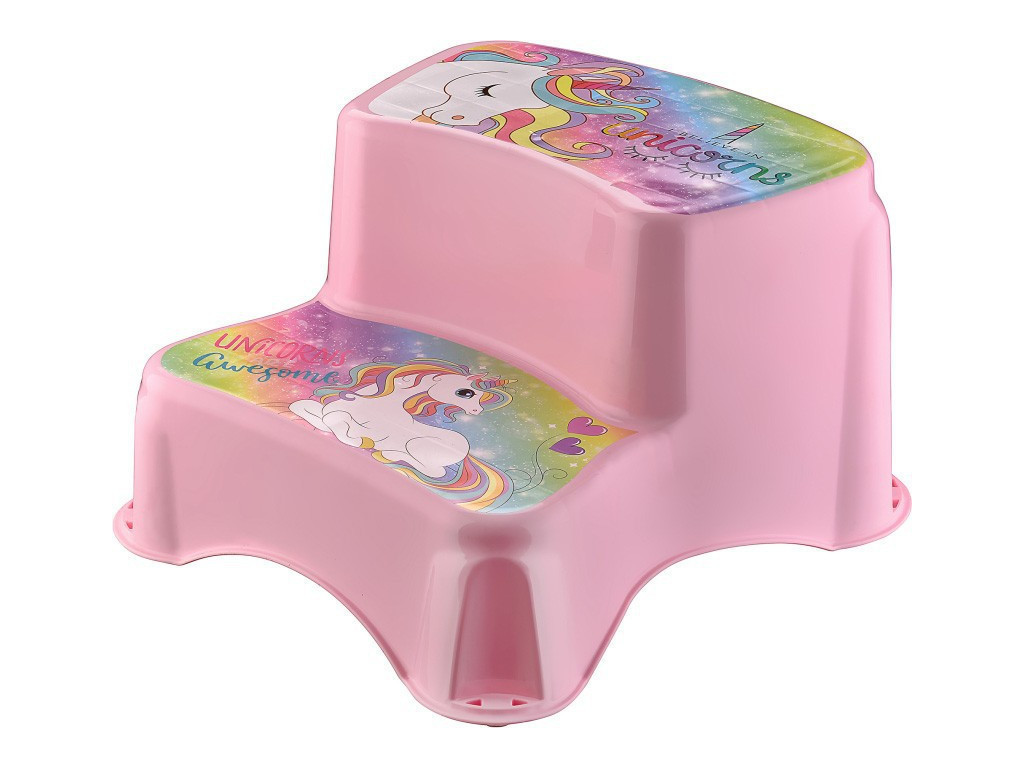 MAKRO - Stolička dvojstupňová detská rôzne farby a dekory