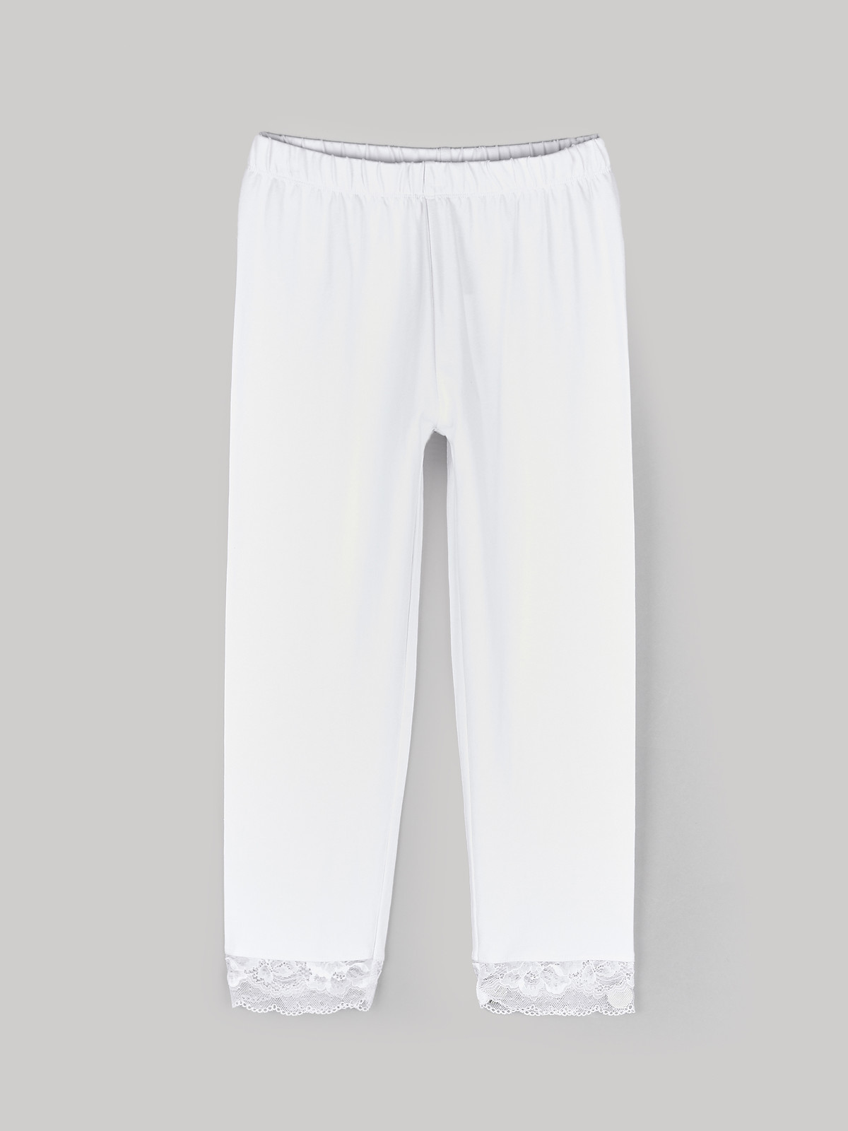 GATE 3/4 legíny s čipkovaným lemom