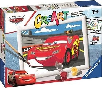 Ravensburger 201747 CreArt Disney: Autá: Blesk McQueen