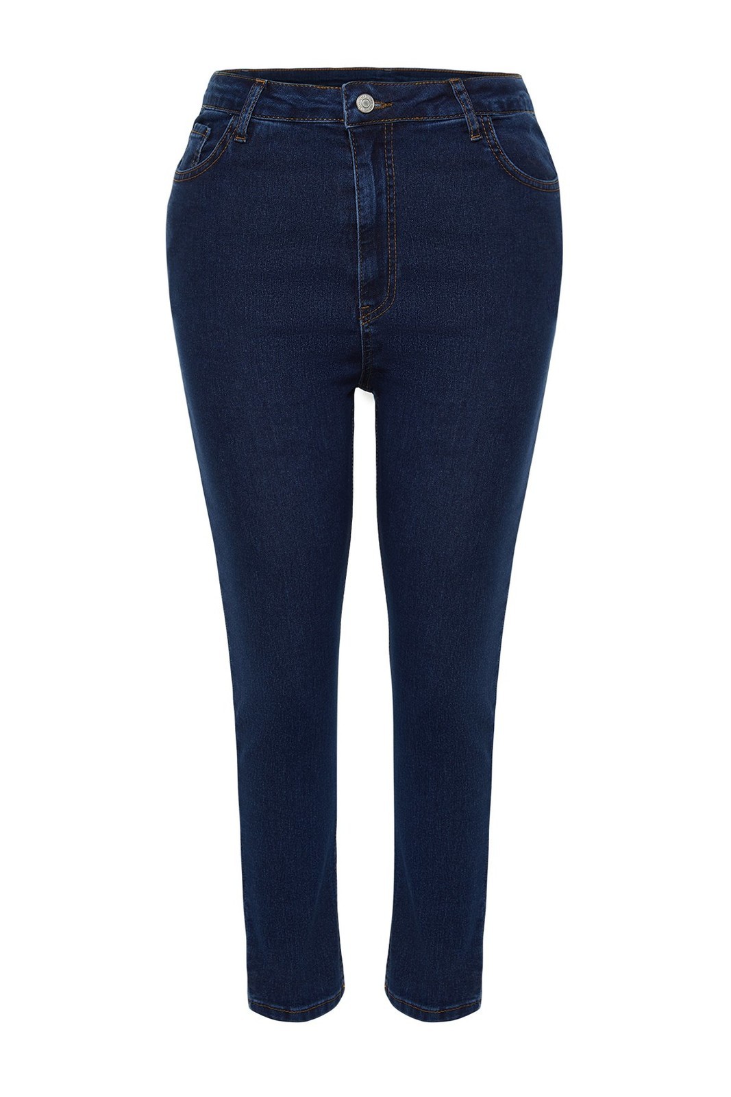 Trendyol Curve Blue Stretchy Skinny Jeans
