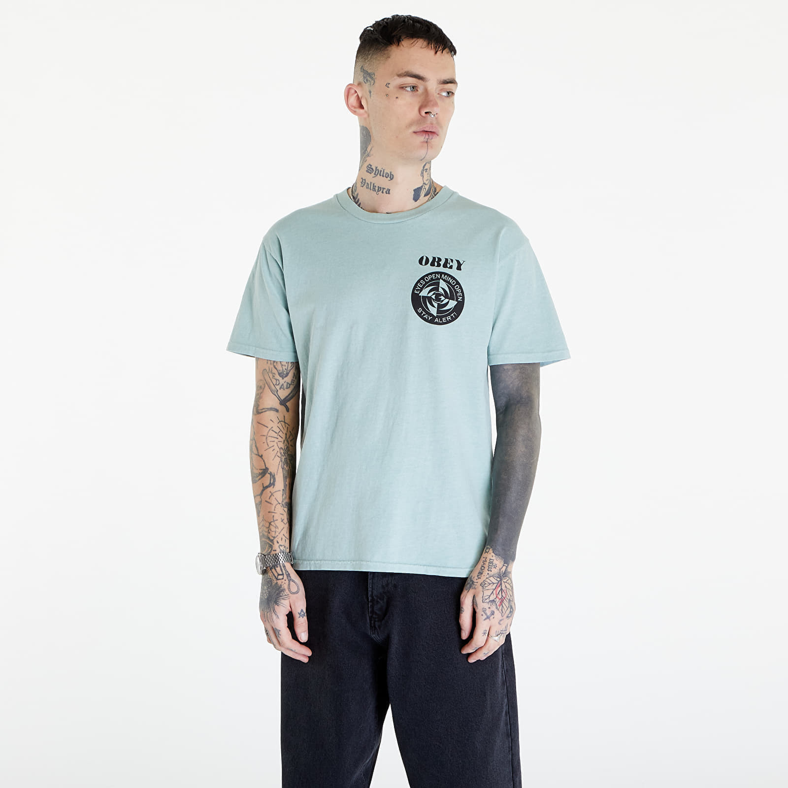 OBEY Stay Alert T-Shirt Pigment Surf Spray