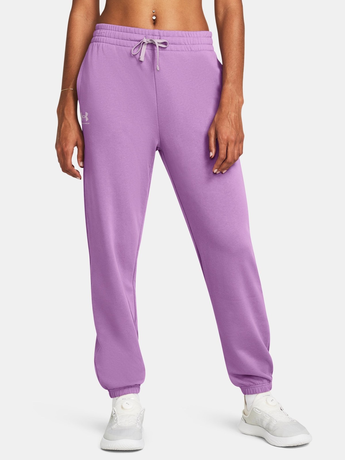Under Armour Sweatpants UA Rival Terry Jogger-PPL - Women